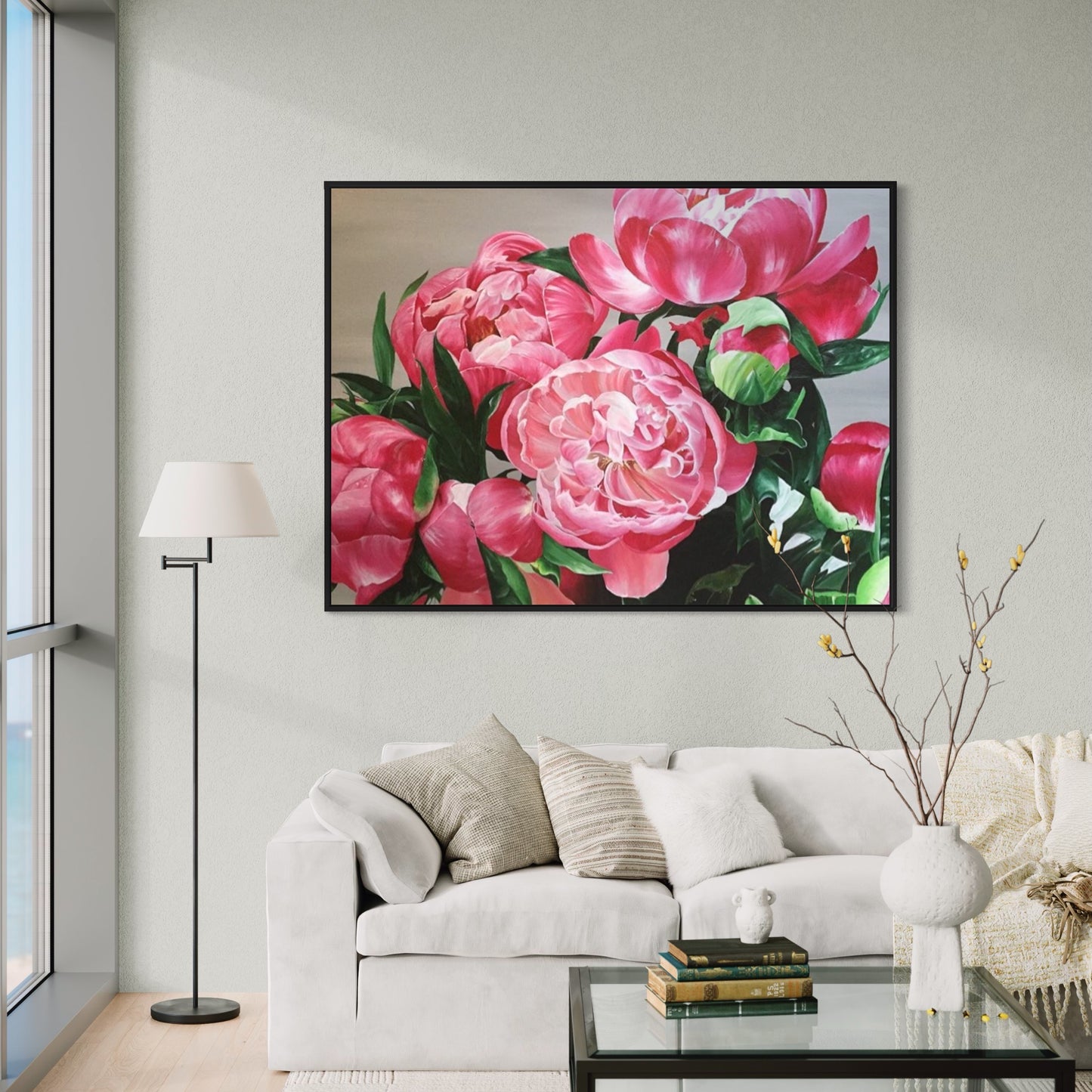 A Splash of Colour: Pink Peonies